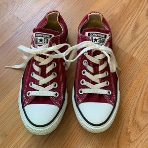 Maroon Converse